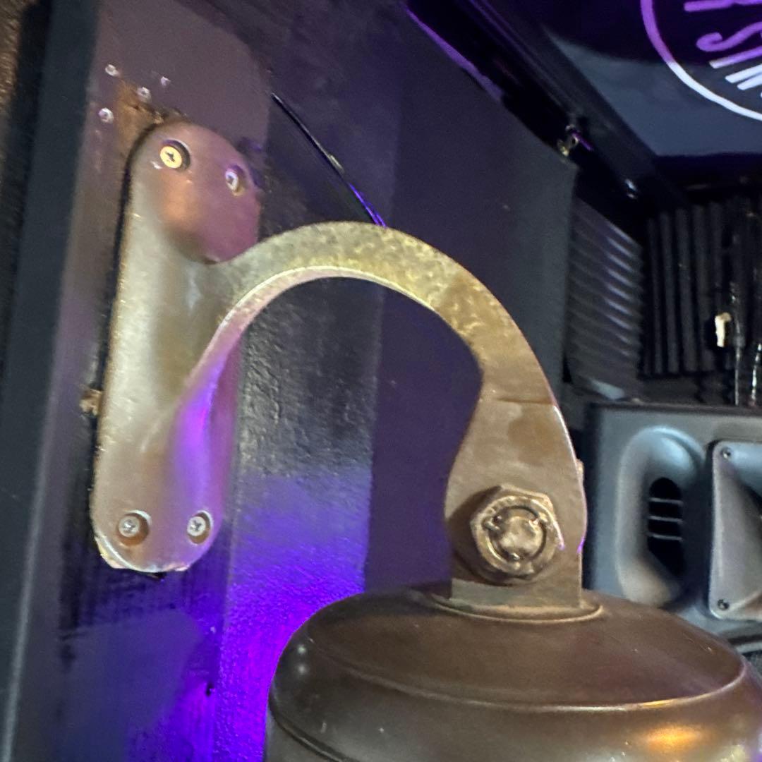 ビンテージ　ブロンズ製クラシック壁掛けベル［A-11］