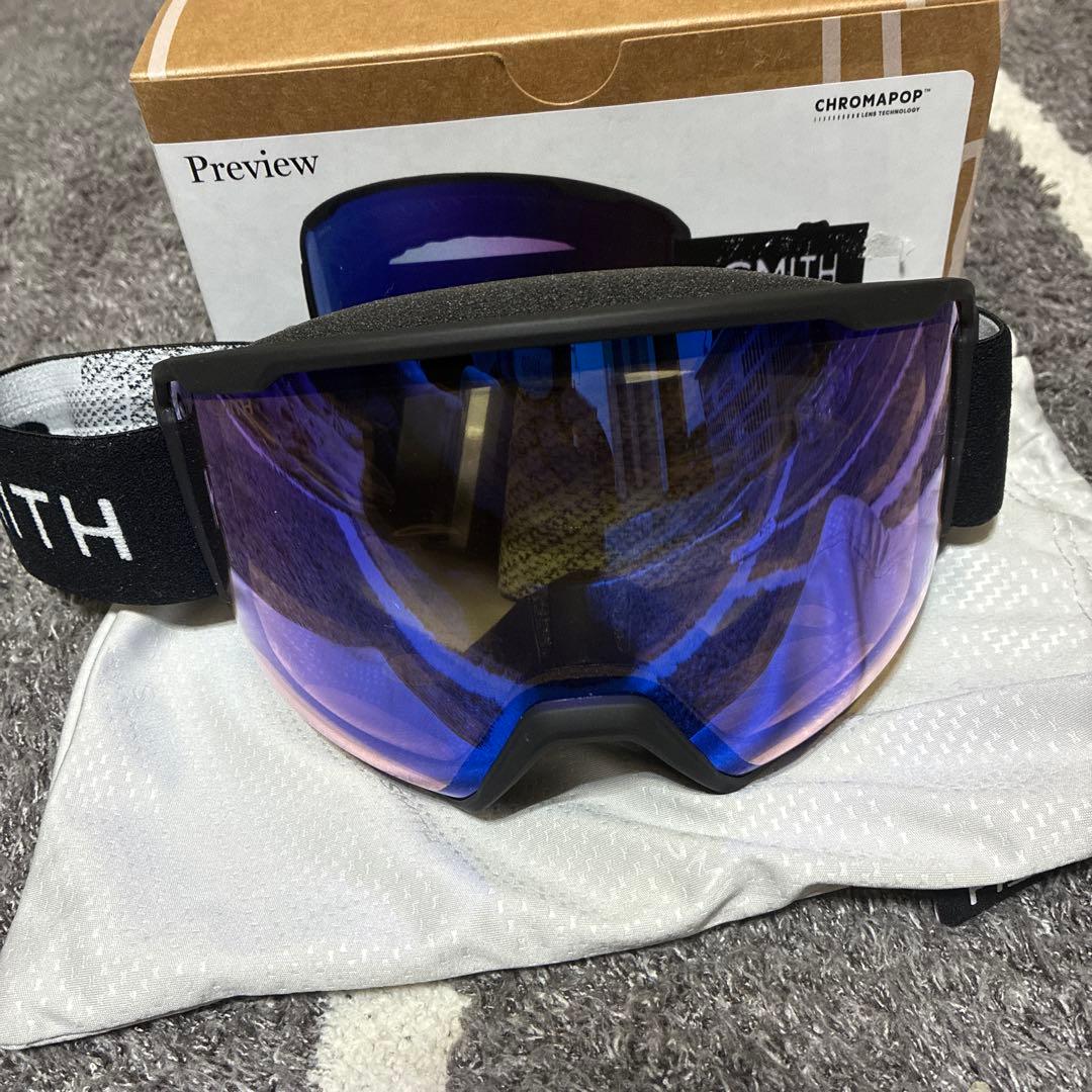Smith Preview Black ChromaPop ゴーグル