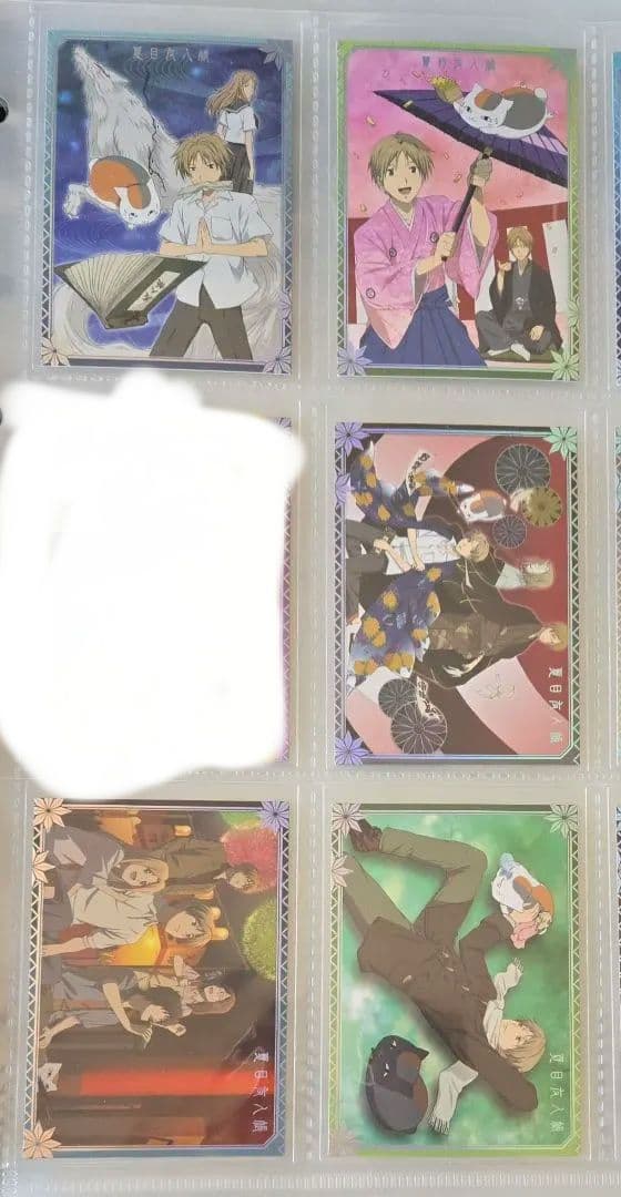 夏目友人帳　トレーディングカード　特典　5枚