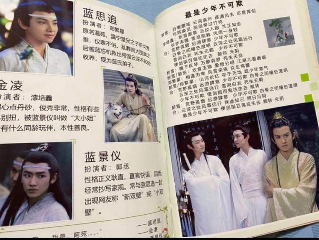 陳情令　肖戦　王一博【陳情未絶】全員集合写真集　珍蔵版