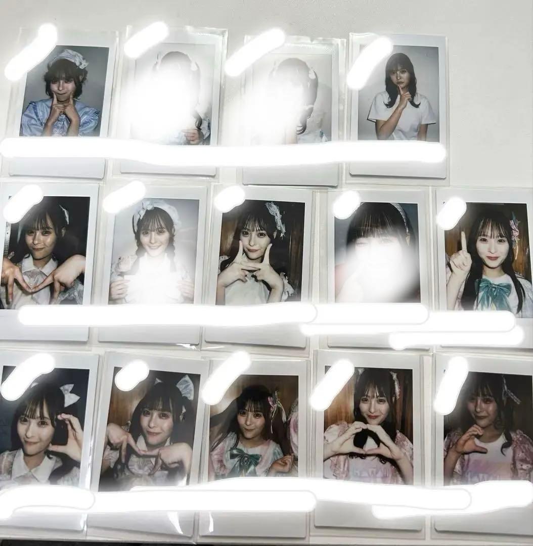 MORE STAR 森田あみ　撮り下ろしチェキ　右上のみプリントチェキ　14枚