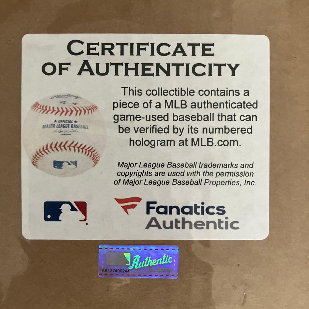 【試合球の一部付】大谷翔平ファナティクスオーセンティック　フォトミント