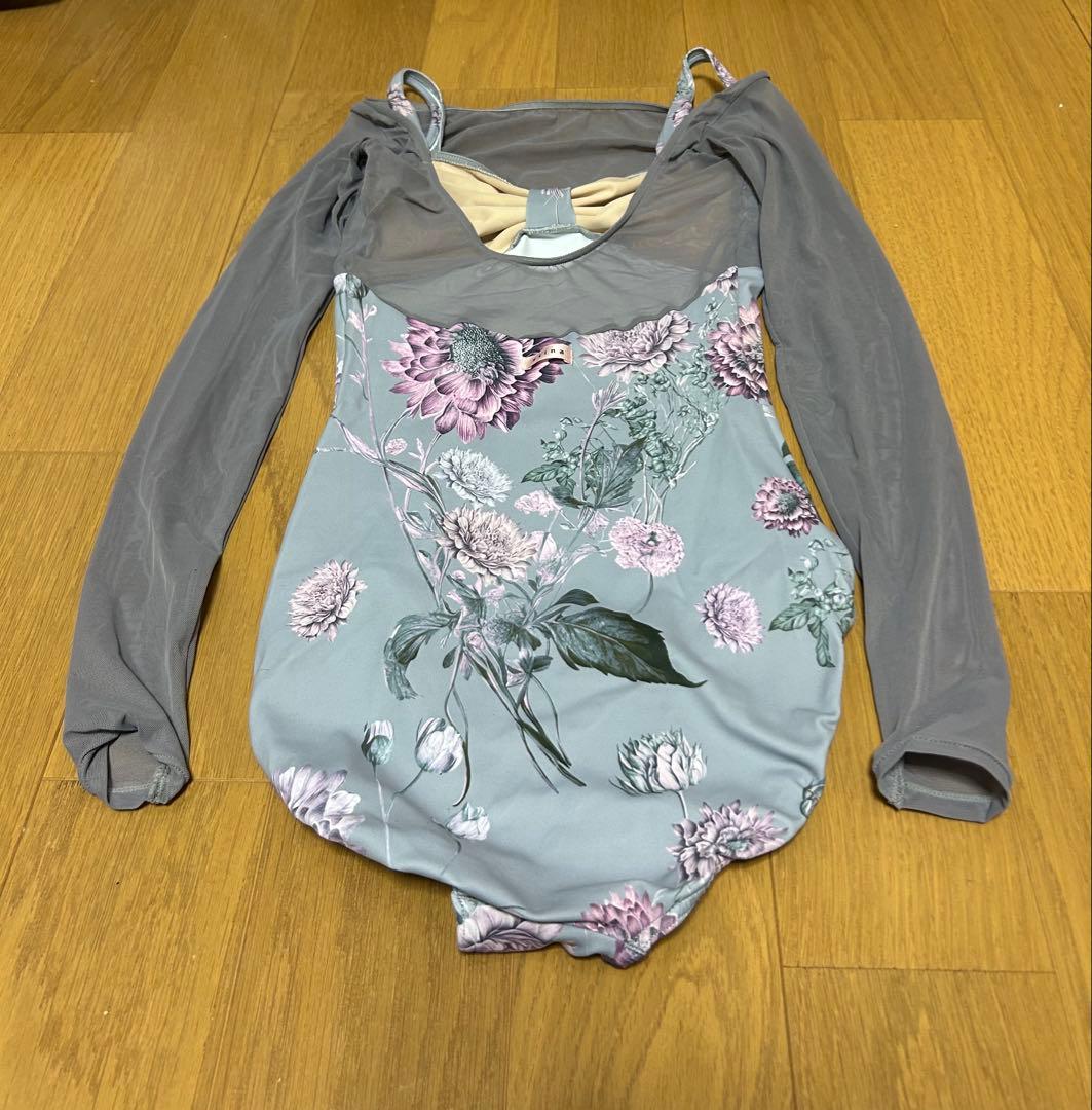 stina 花柄バレエレオタードM