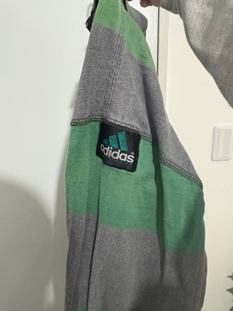90s adidas レア ポロシャツ｜ラガーシャツ