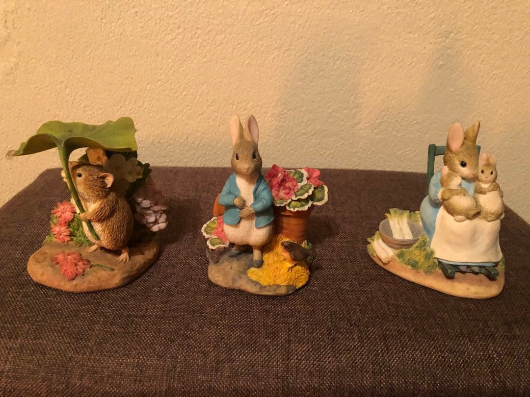 ピーターラビットとその仲間たち　フィギュア8点