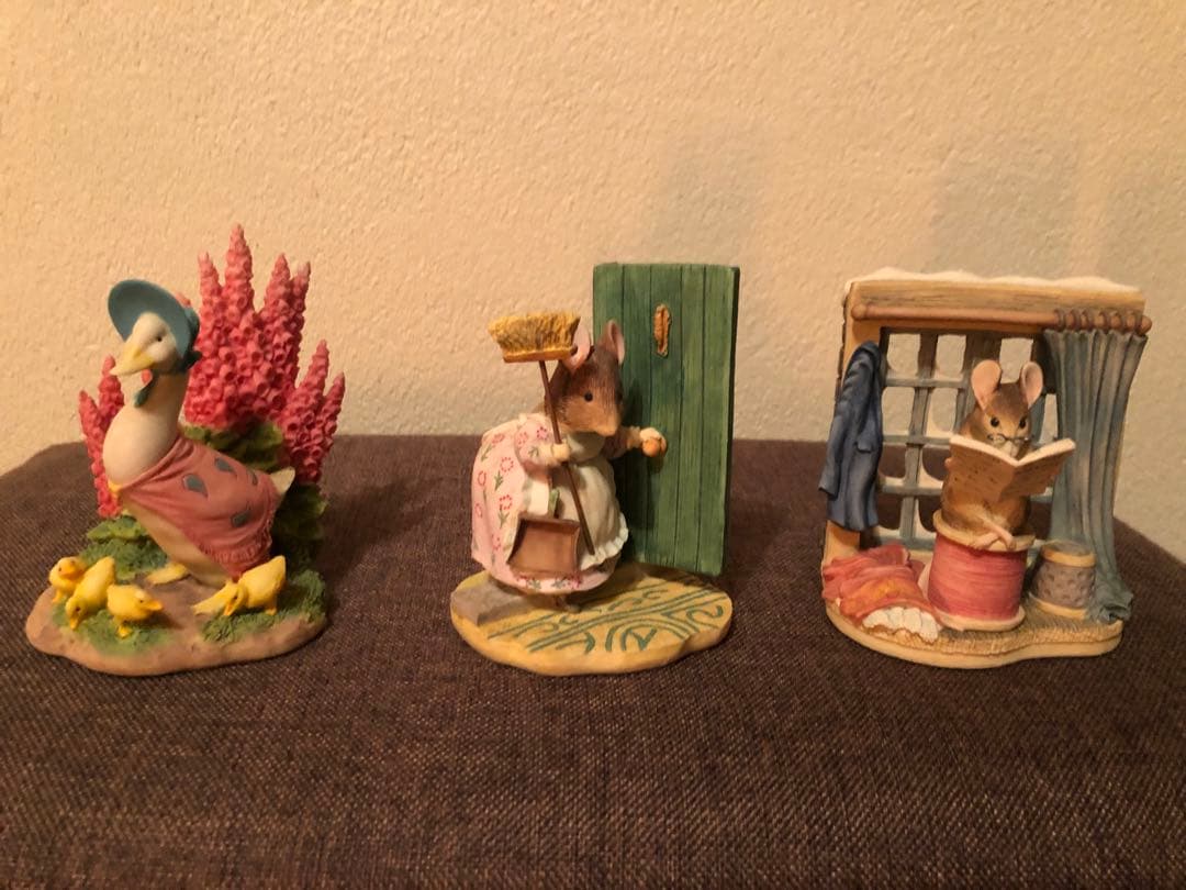ピーターラビットとその仲間たち　フィギュア8点