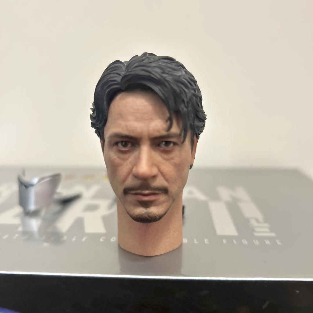 ホットトイズ　アイアンマン　マーク2 2.0 素顔ヘッド