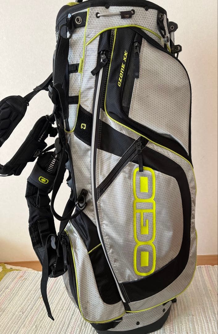 OGIO 軽量 スタンドキャディーバック 黒×イエロー オジオ Gamer X