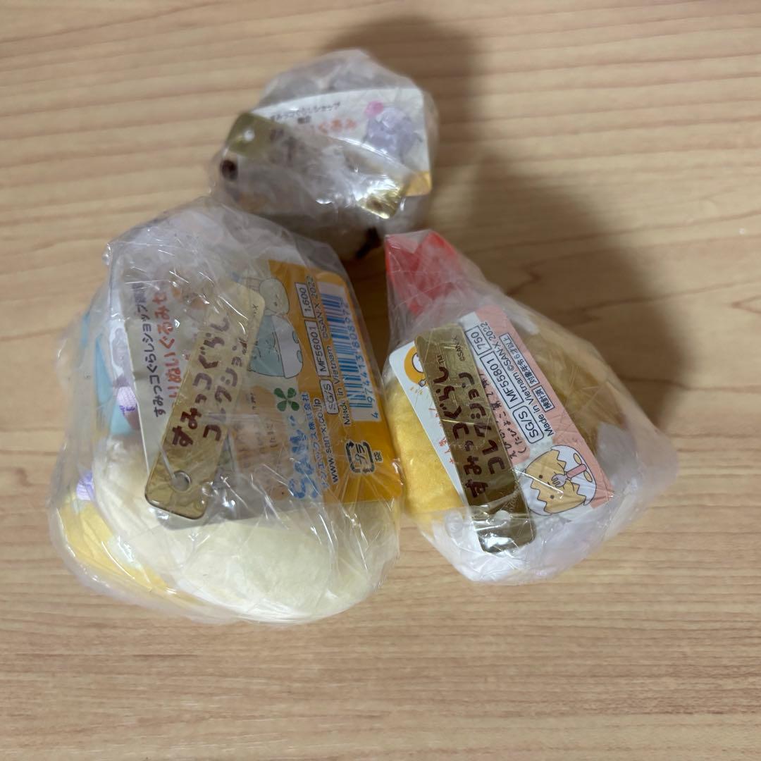 すみっコぐらし たぴよこ とかげにせつむり えびふらいのしっぽ ほこり