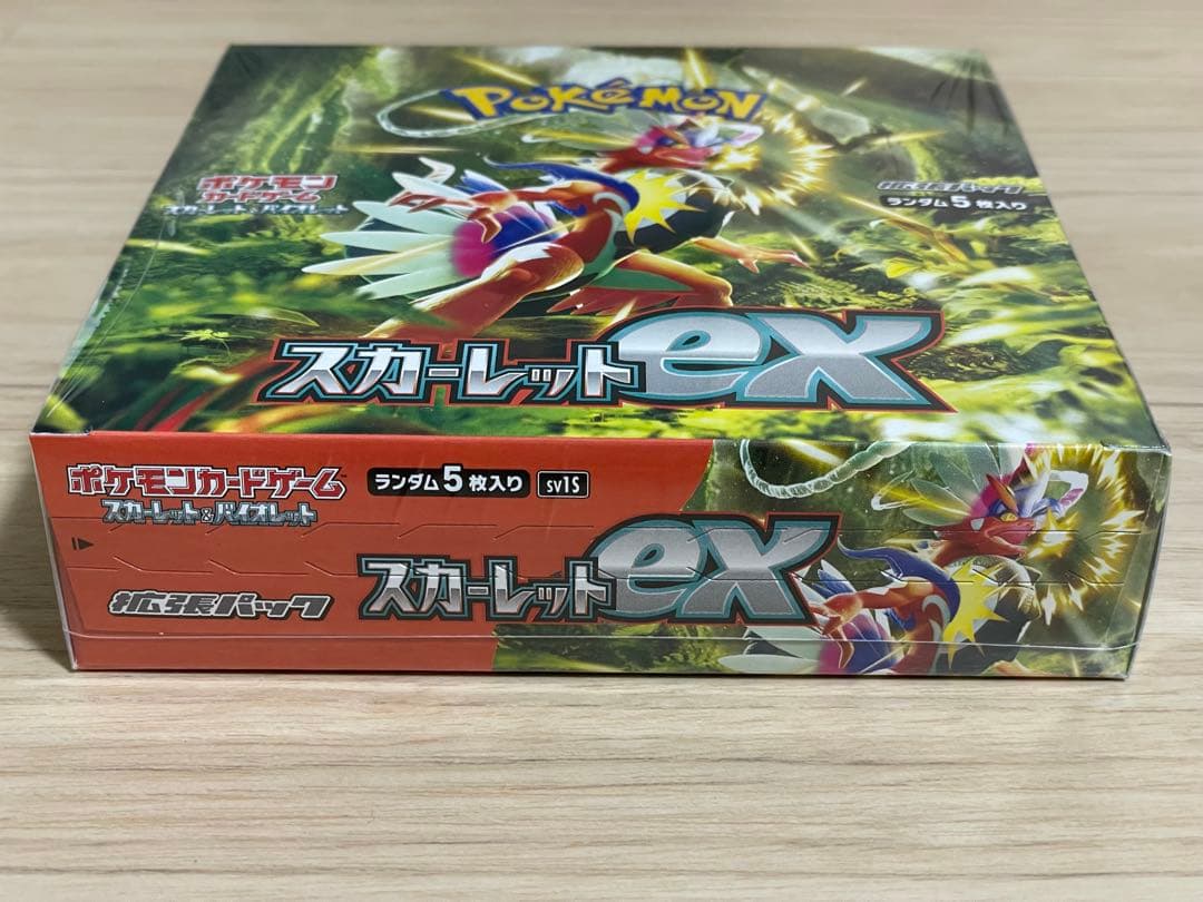 ポケモンカード　スカーレットex 1BOX シュリンク付き