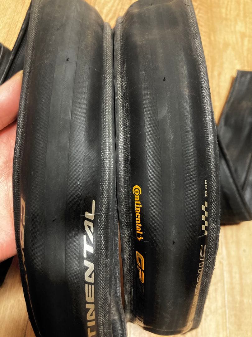 【美品】２本セットContinental GP Supersonic 23mm