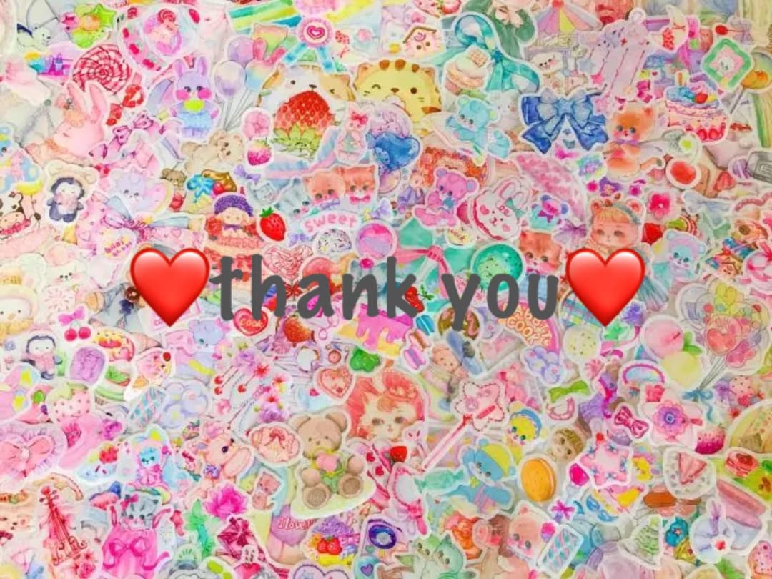 可愛いい❤️❤️フレークシール( ⸝⸝•ᴗ•⸝⸝ )ゆめかわセット♡♡