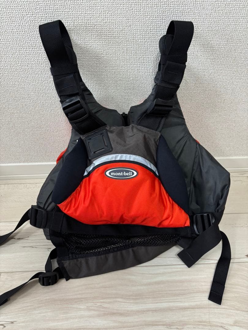 mont-bell ライフジャケット オレンジ/グレー