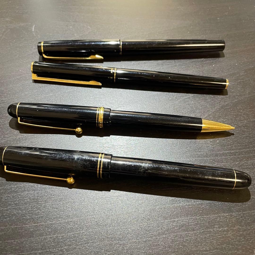 パイロット 万年筆 カスタム67 14K585 プラスシャーペン　4本セット