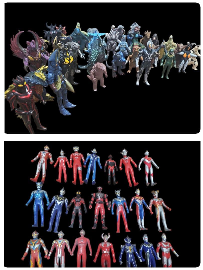 ウルトラマン　怪獣　ソフビ　50体以上　まとめ売り