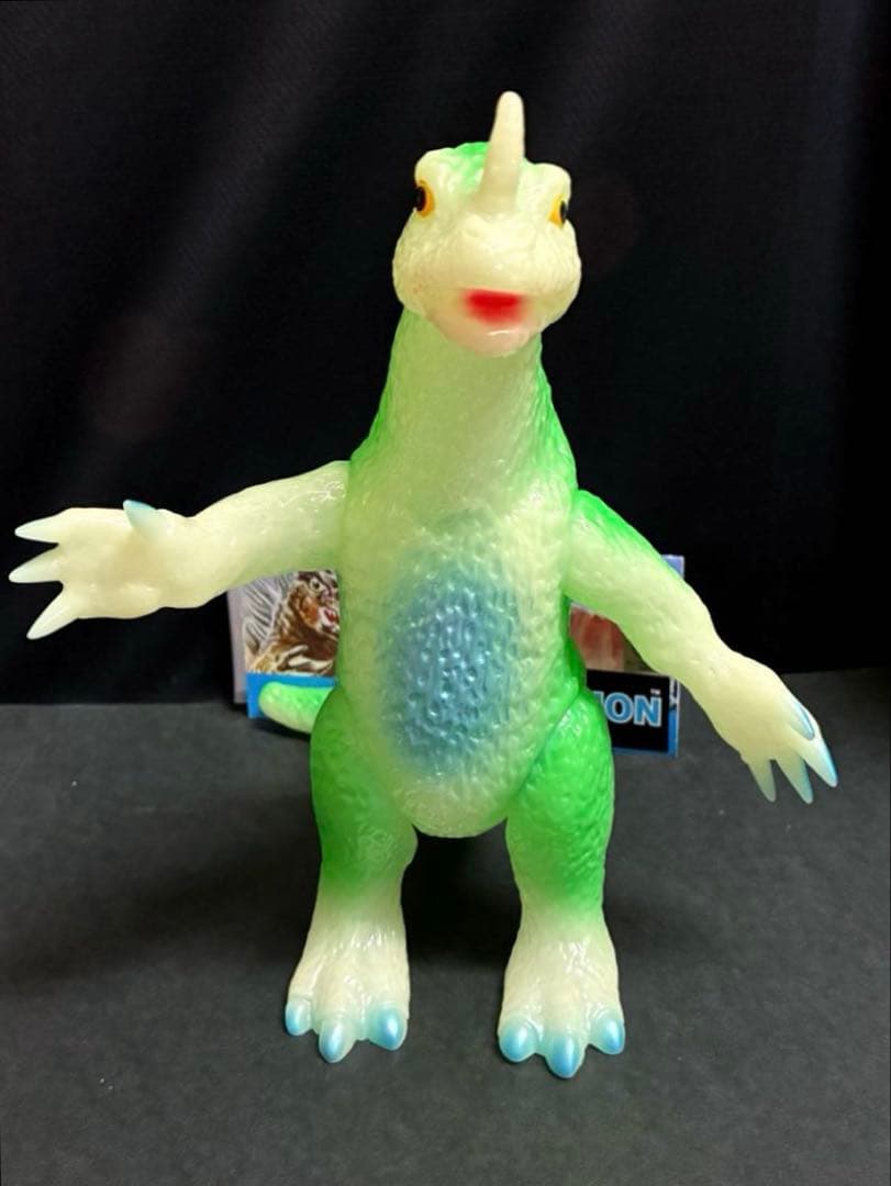 ■マルサン マルモン キングゴドラス ソフビ 蓄光 / オリジナル怪獣