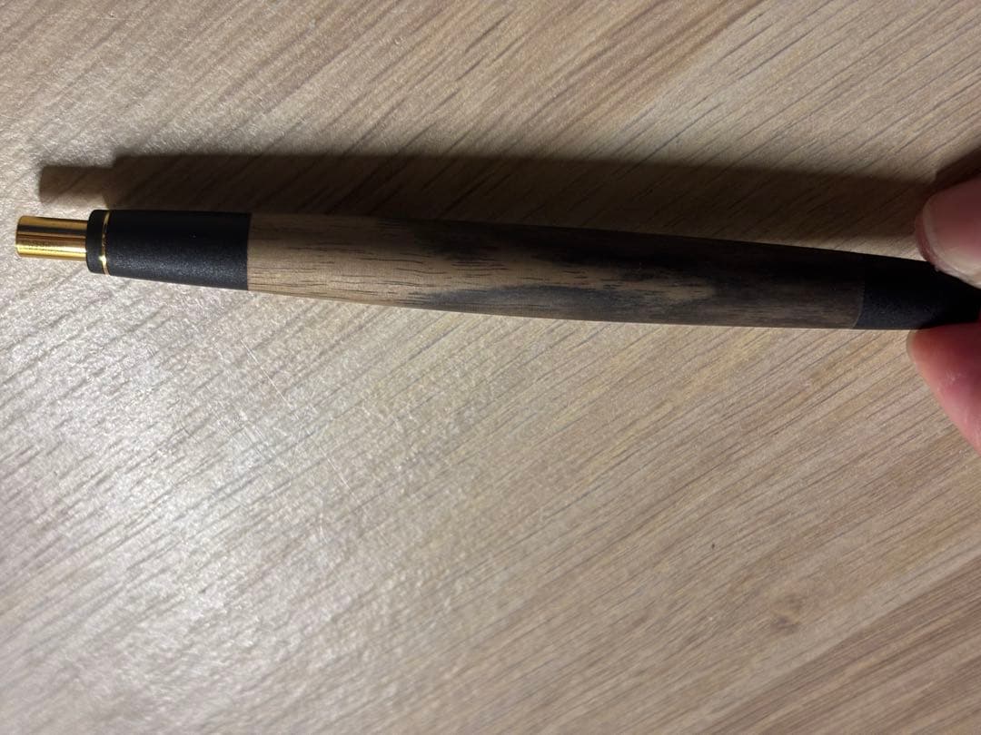 ボナンペン　普通黒柿軸　0.5mmシャープペンシル