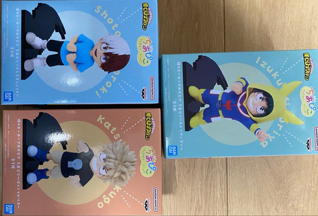 僕のヒーローアカデミア ちあぴこ フィギュア3種セット
