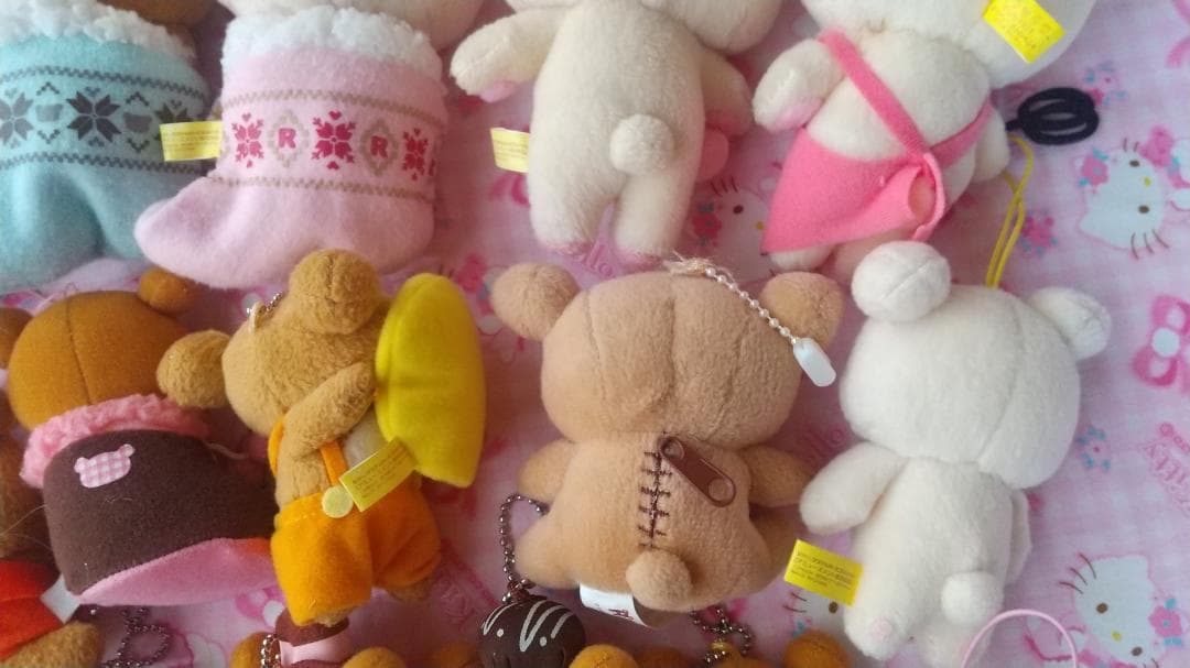 リラックマ　コリラックマ　キイロイトリ　マスコットキーチェーン　ぬいぐるみ