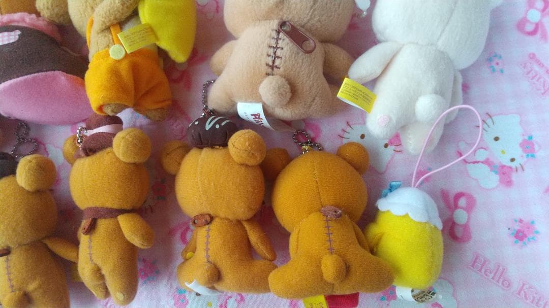 リラックマ　コリラックマ　キイロイトリ　マスコットキーチェーン　ぬいぐるみ