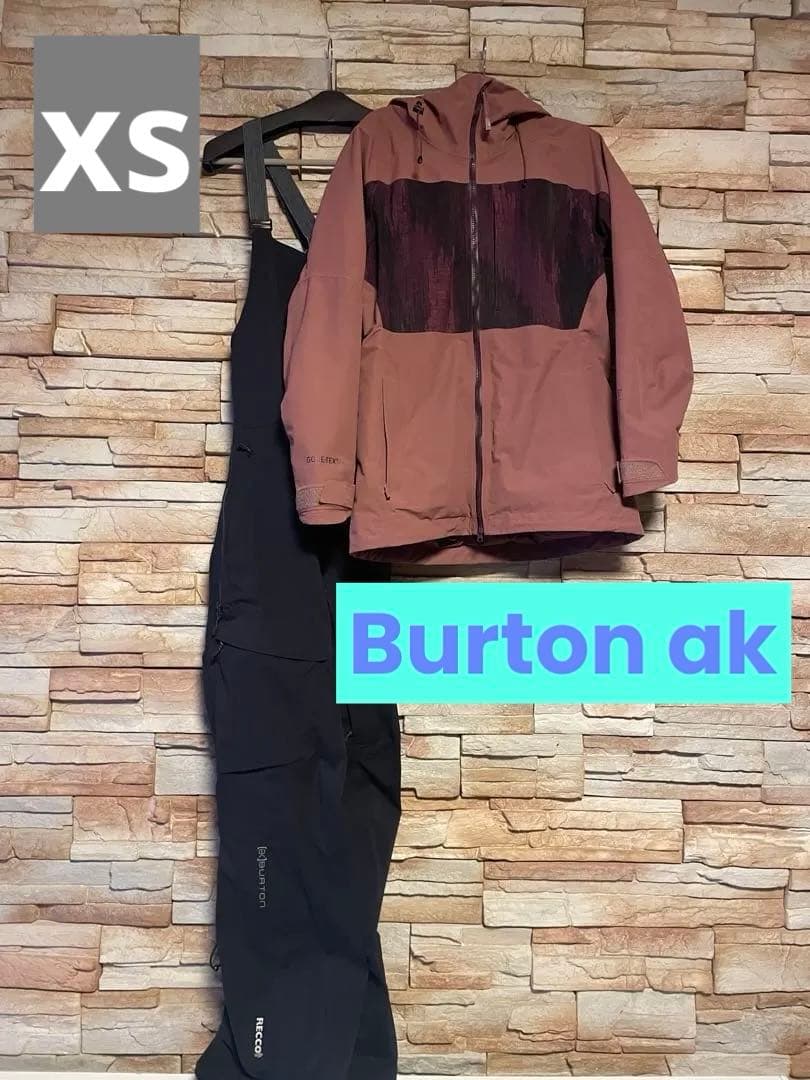 Burton ak スノーボードウェアセット XS ビブパンツ　GORE-TEX