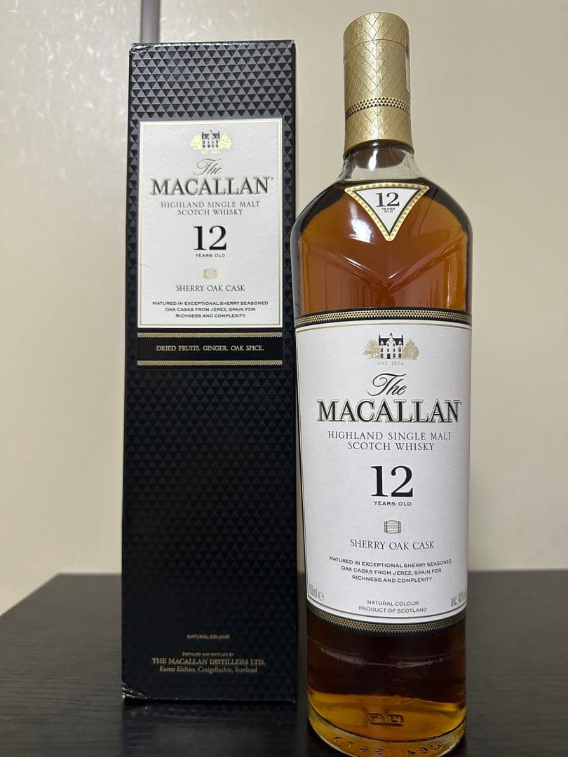 マッカラン12年シェリー 700ml 箱ダメージあり