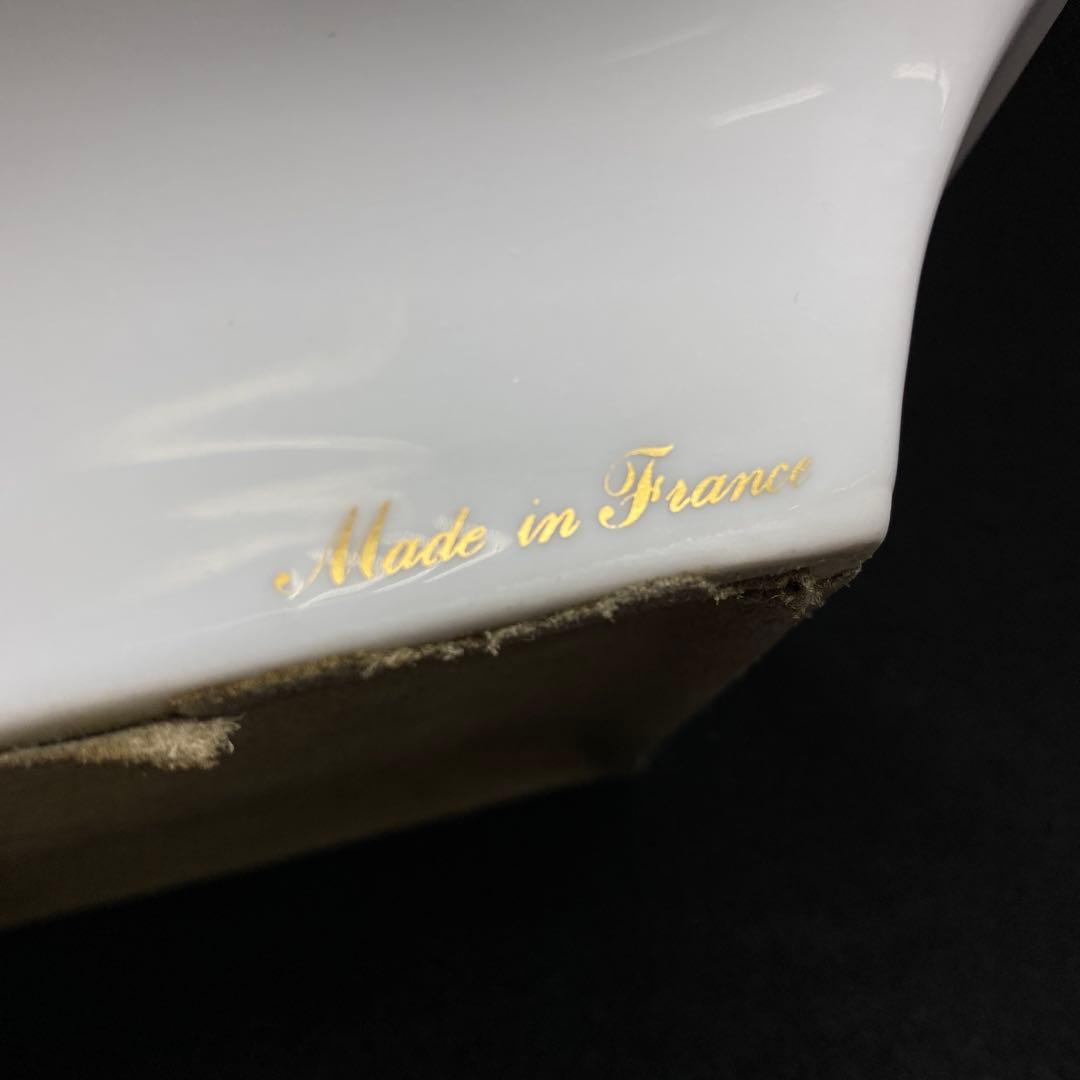 エルメス　金彩　黒地馬アッシュトレイ　トヒオ　東里7-1210☆1F