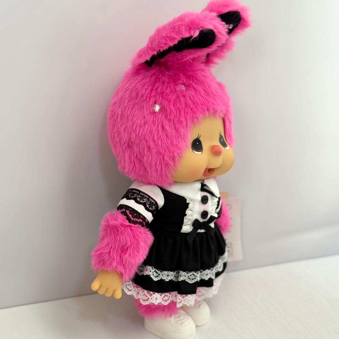 【希少】香港限定　モンチッチ チムたん Mサイズ ホットピンクドレス 新品