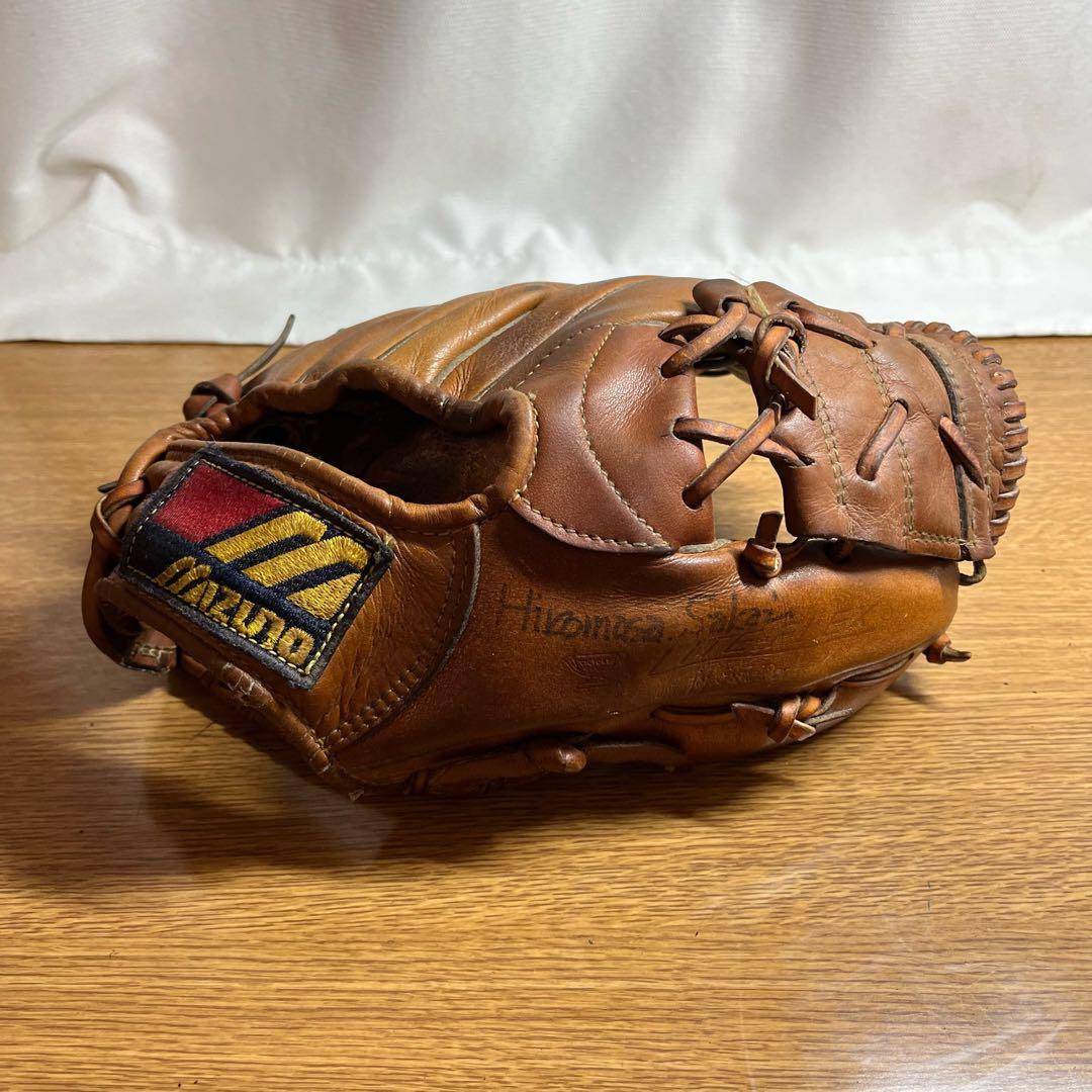 ミズノ ワールドウィン 一般硬式 グローブ グラブ 内野用 良品 記名跡