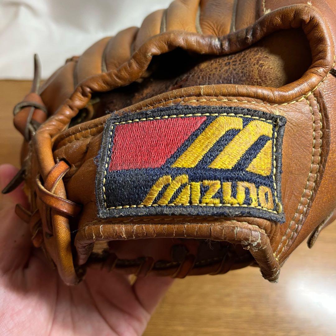 ミズノ ワールドウィン 一般硬式 グローブ グラブ 内野用 良品 記名跡