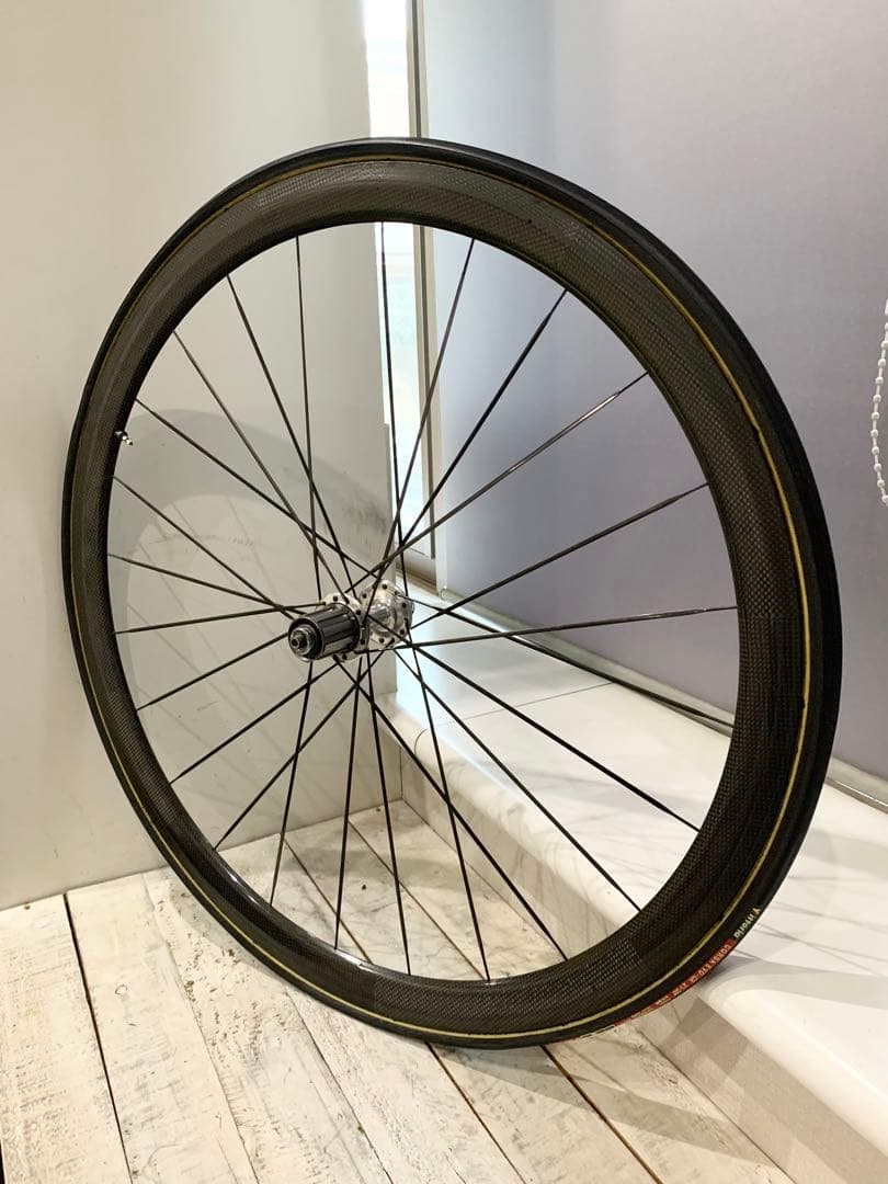 ◆重量タイヤ込1.1kg激軽【カーボンホイール】DURAACEバブ！チューブラー