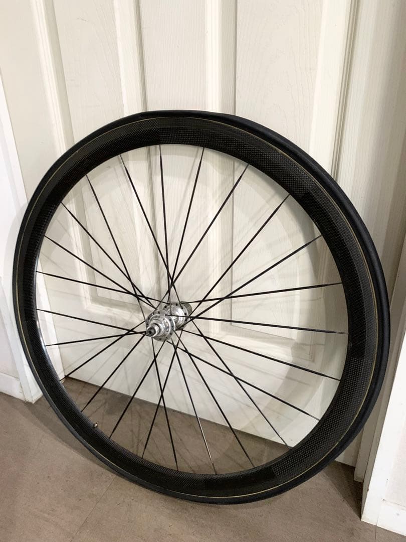 ◆重量タイヤ込1.1kg激軽【カーボンホイール】DURAACEバブ！チューブラー
