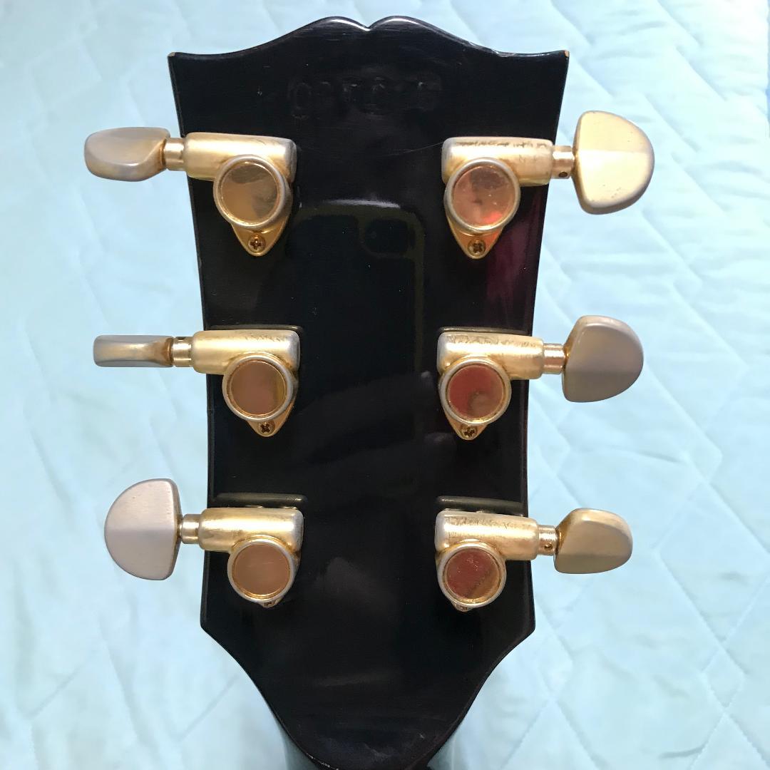 Aria Pro II レスポール カスタム エボニー指版 ダイヤモンドインレイ