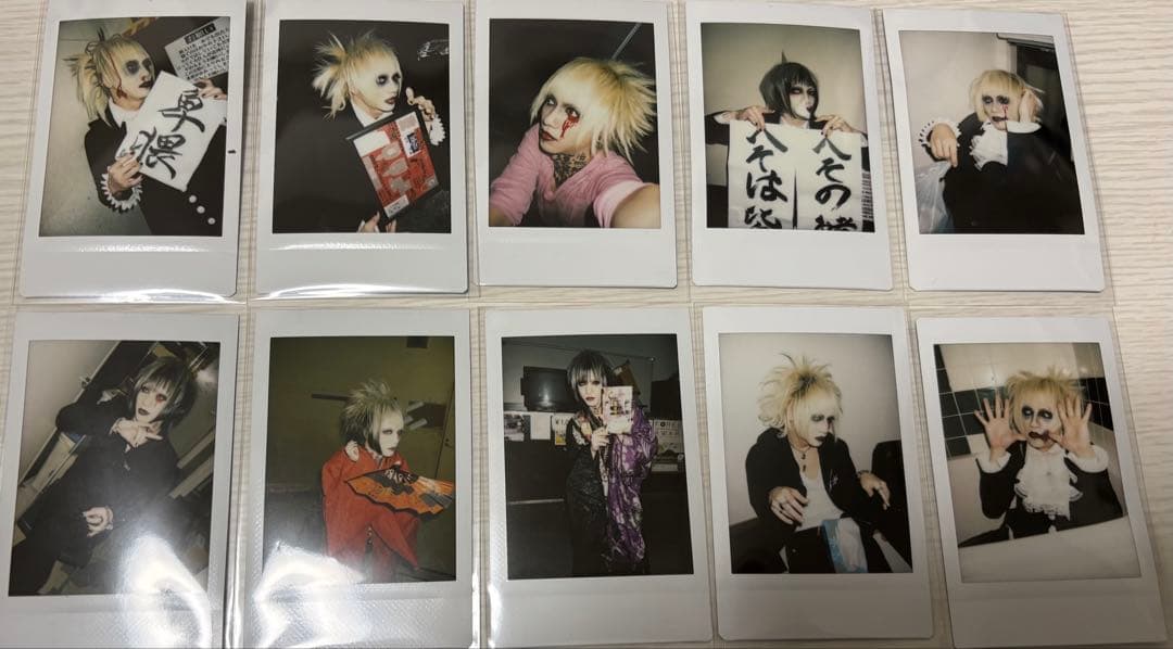 ⑧黒百合と影 烏名鳴 メメント・モリ 哀 チェキ 10枚セット