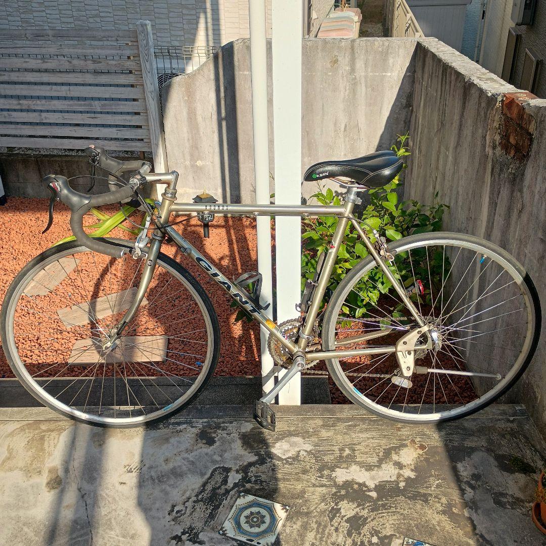 おまけ付き　Giant クロモリ ロードバイク　ビンテージ　愛知引取限定