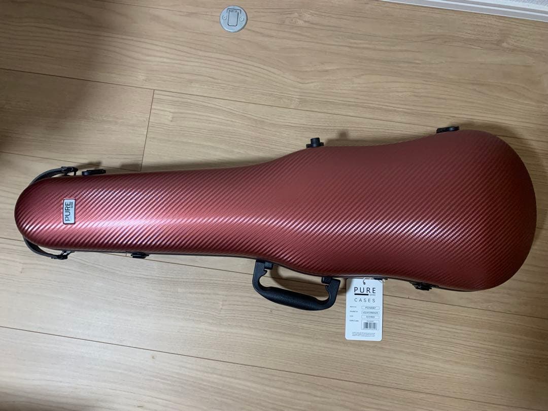 新品　ドイツ　Gewa Pure (シェル型) 4/4 バイオリンケース　赤