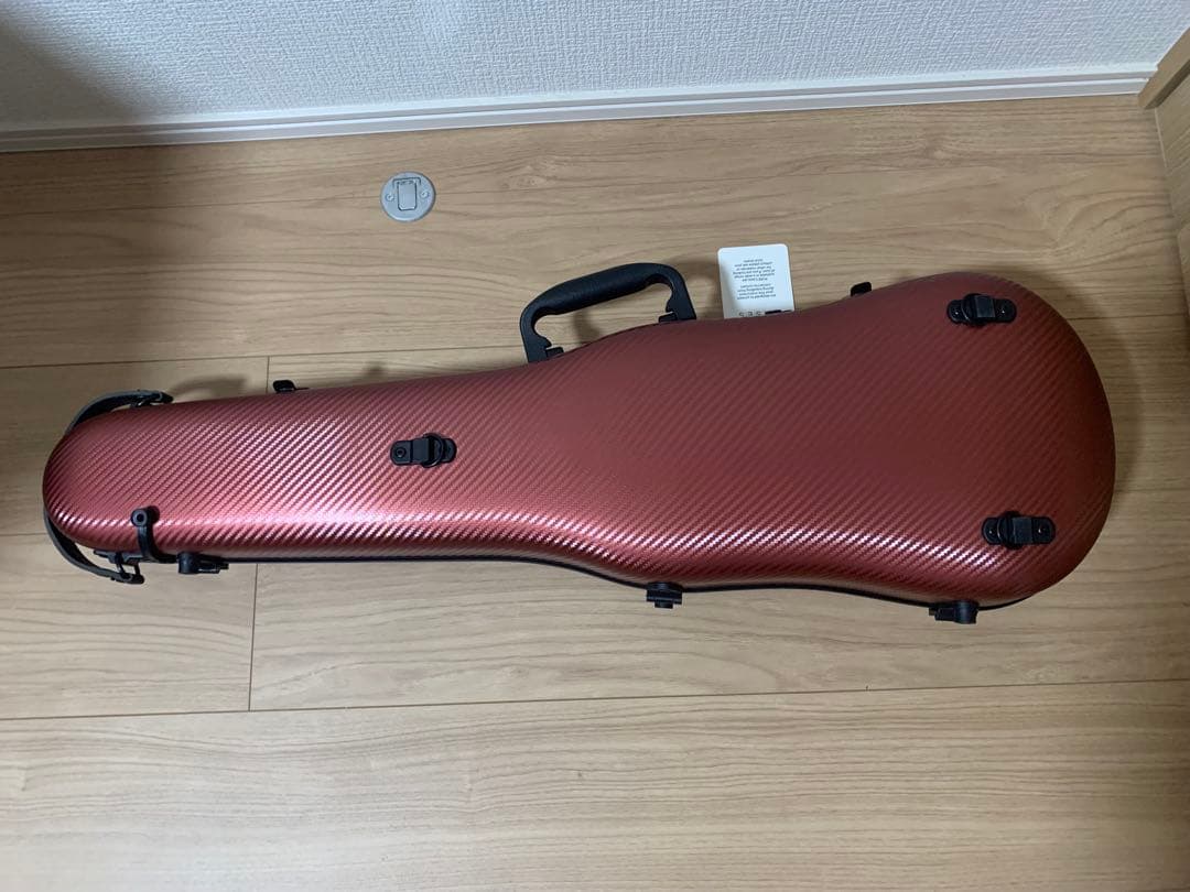 新品　ドイツ　Gewa Pure (シェル型) 4/4 バイオリンケース　赤