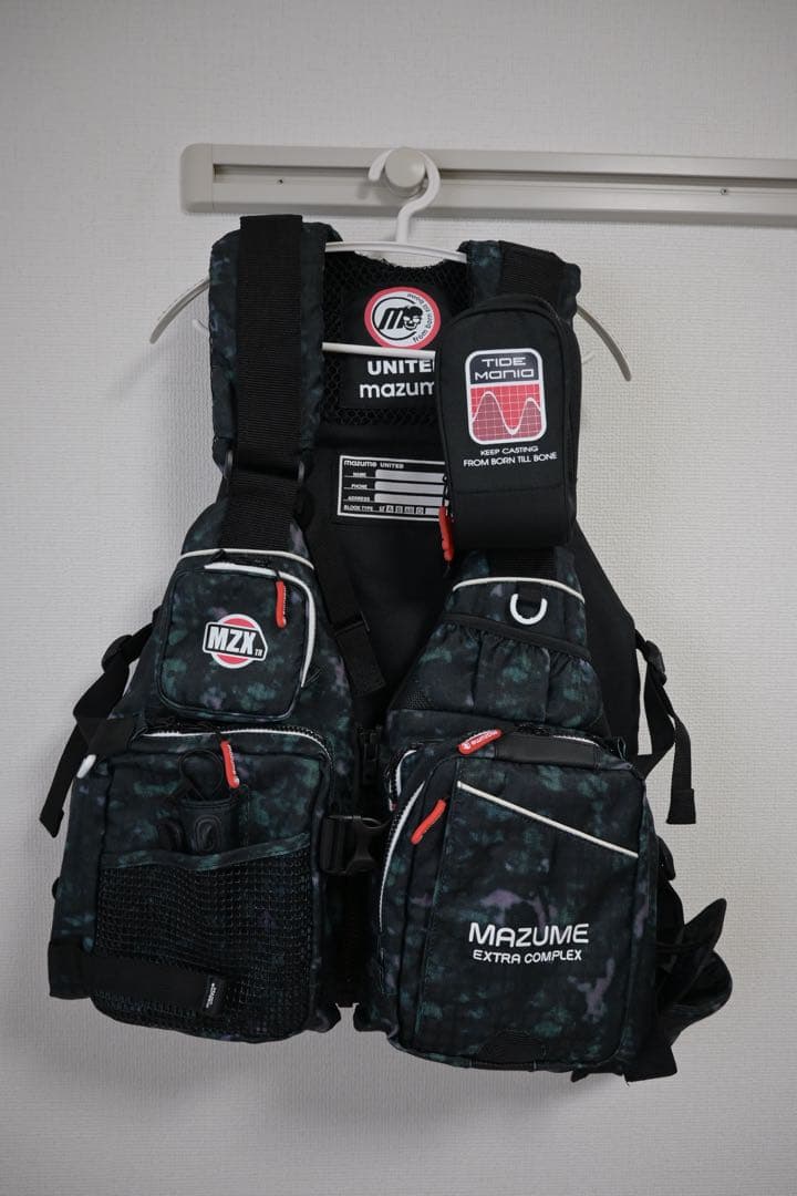 MAZUME EXTRA COMPLEX 迷彩フィッシングベスト