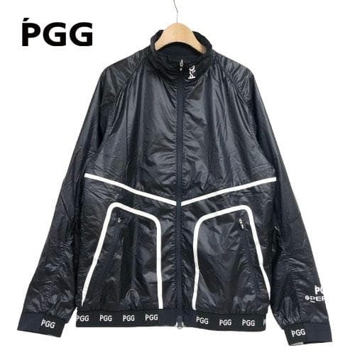 ○★新品未使用　PGG　ナイロンジャケット　6　ネイビー　PEARLYGATES