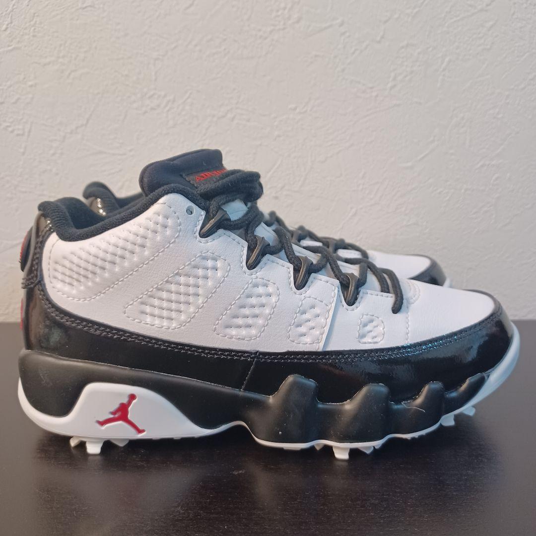 新品未使用 23.5cm ナイキ エアジョーダン9 ゴルフ ホワイト/ブラック