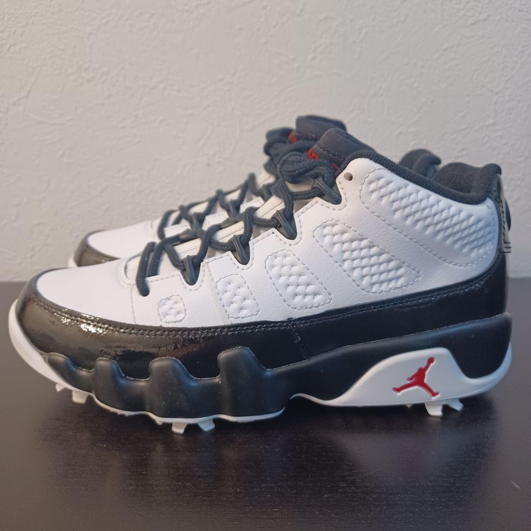 新品未使用 23.5cm ナイキ エアジョーダン9 ゴルフ ホワイト/ブラック