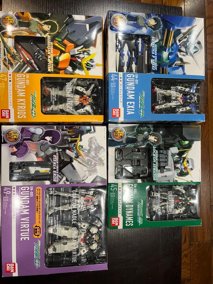 HCMPro ガンダムダブルオー4体セット　初回限定スペシャルパック付属