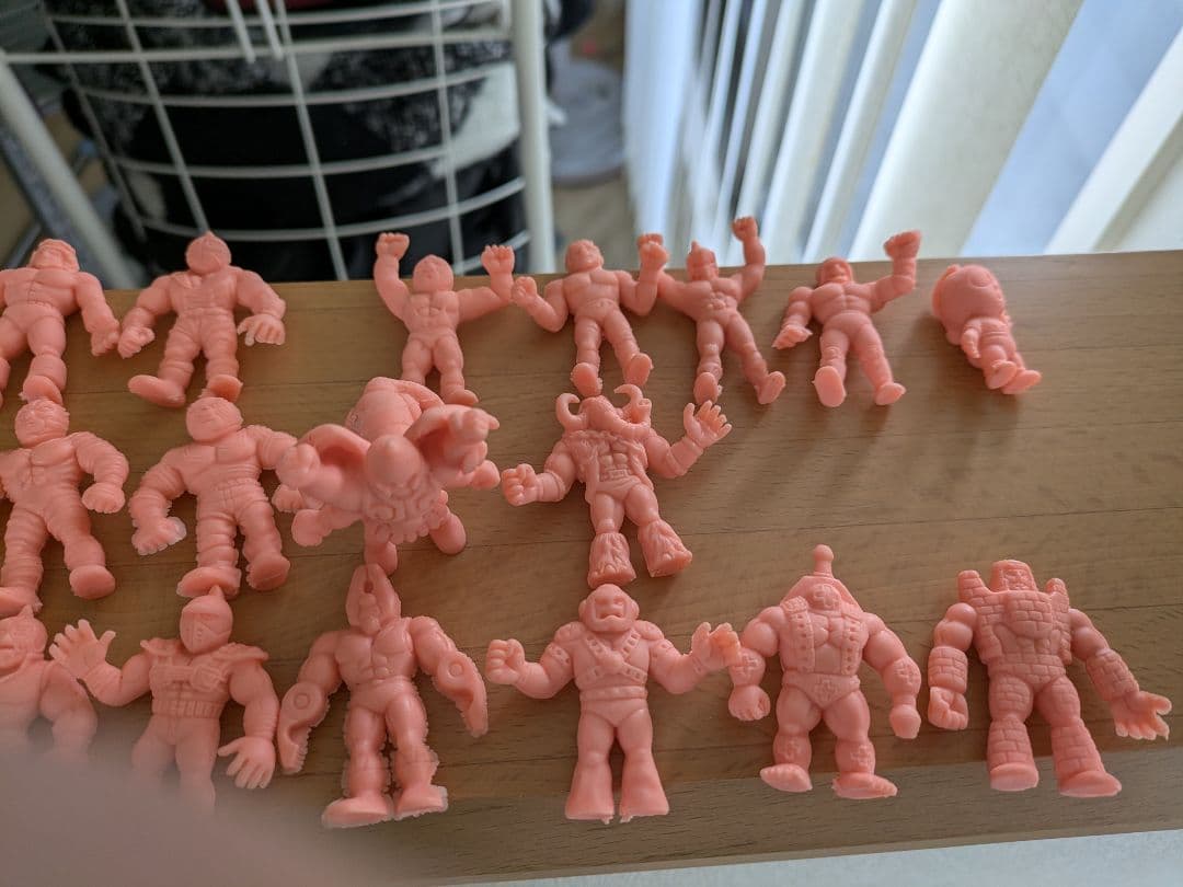 希少　当時物　キン肉マン五大城決戦　宇宙超人キン消し27体完品