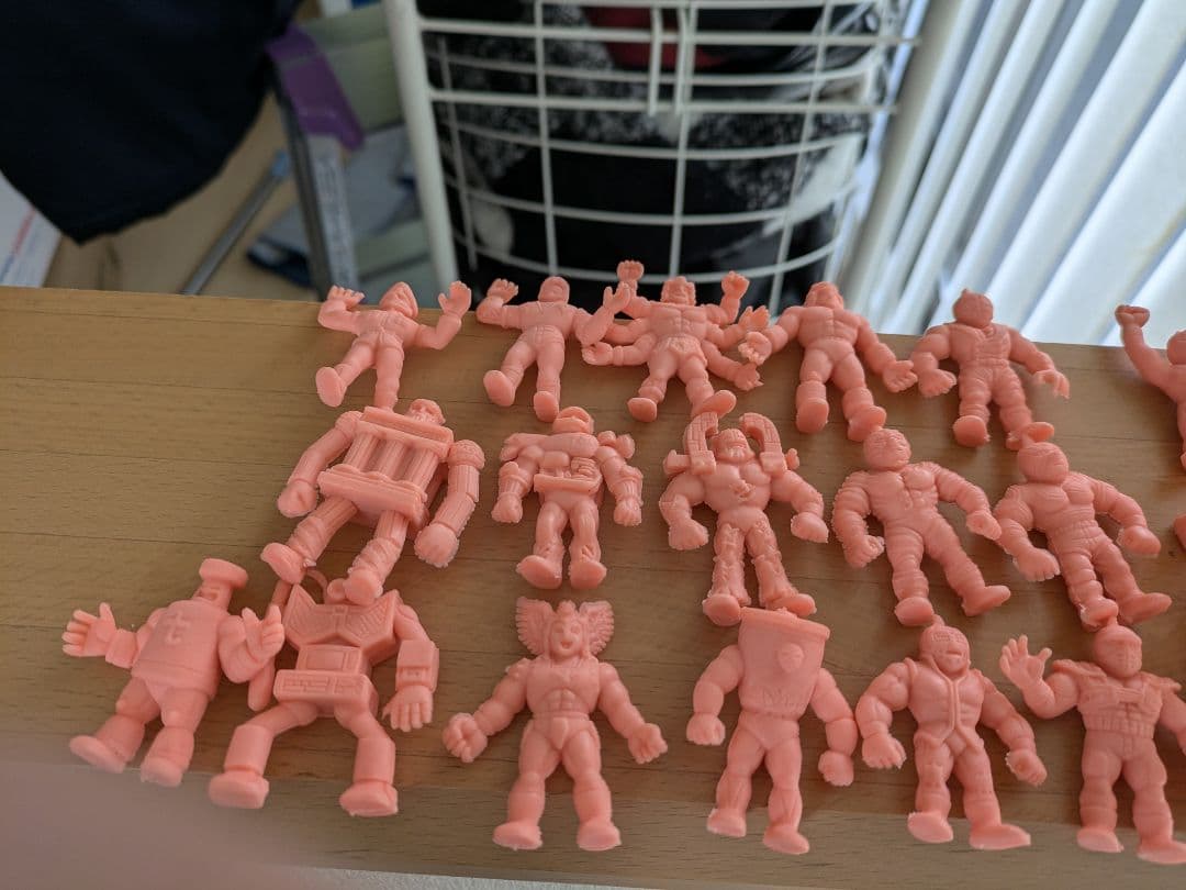 希少　当時物　キン肉マン五大城決戦　宇宙超人キン消し27体完品