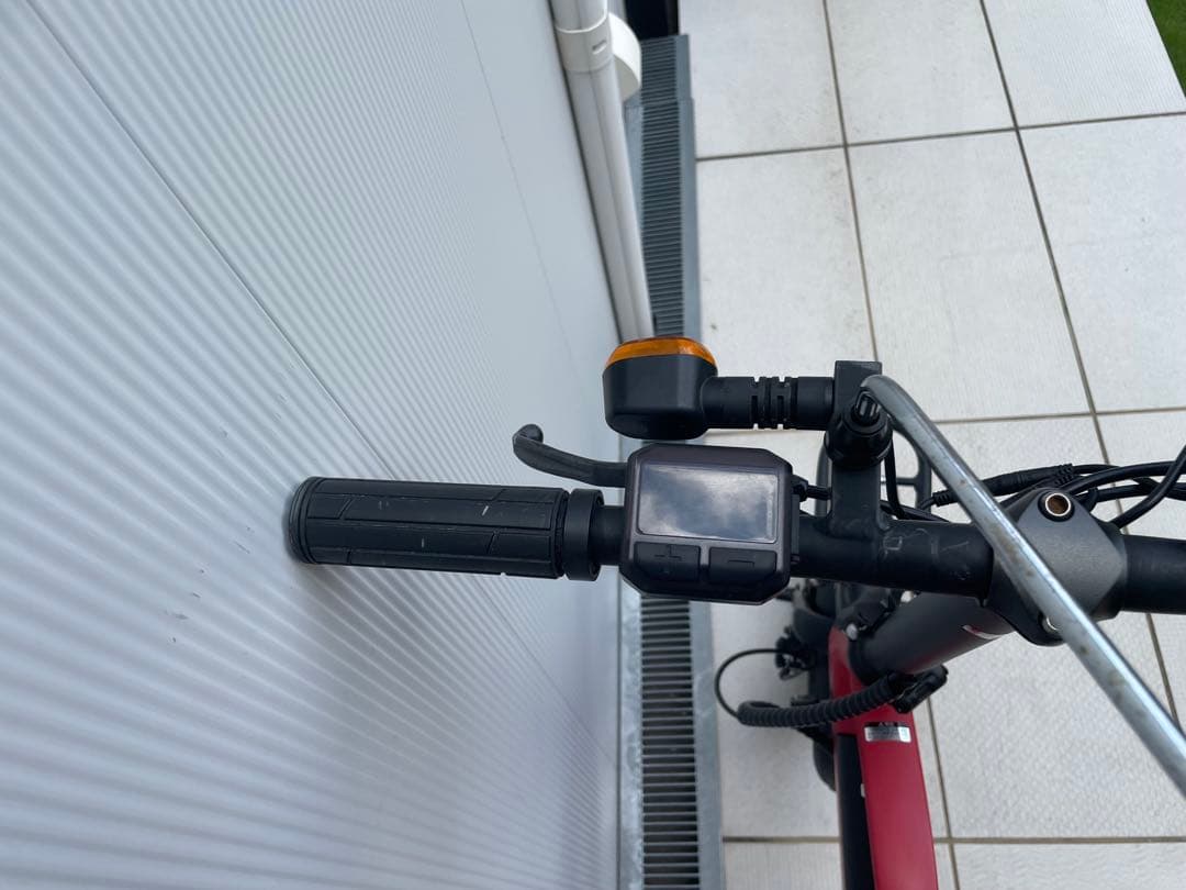 Ripples! 電動自転車 電動ハイブリッド アシスト 自転車 レッド 赤