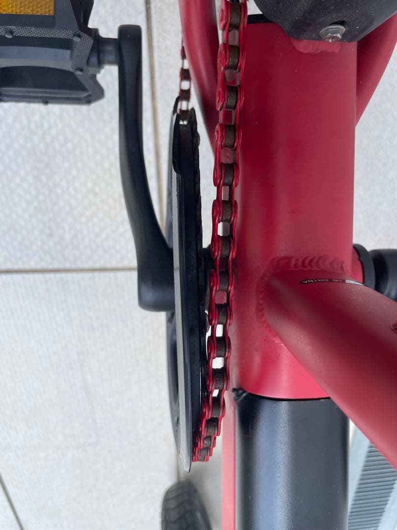 Ripples! 電動自転車 電動ハイブリッド アシスト 自転車 レッド 赤