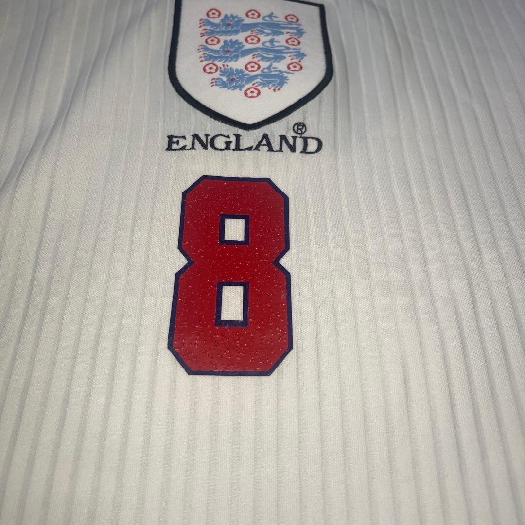 1997-99 イングランド代表 ホームユニフォーム #8 正規品