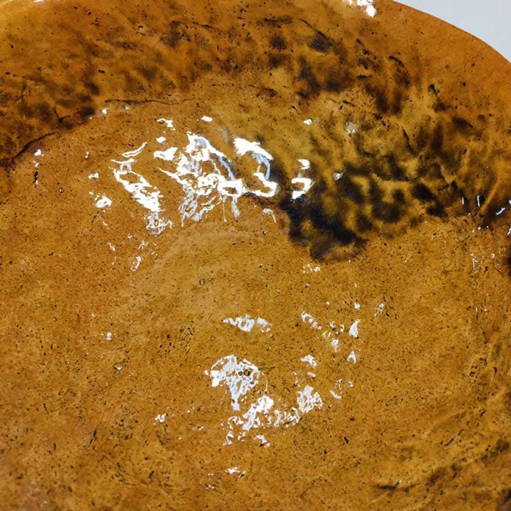 P-594大樋焼 菓子鉢／茶碗 共箱 茶道具 共箱入り 未使用保管品