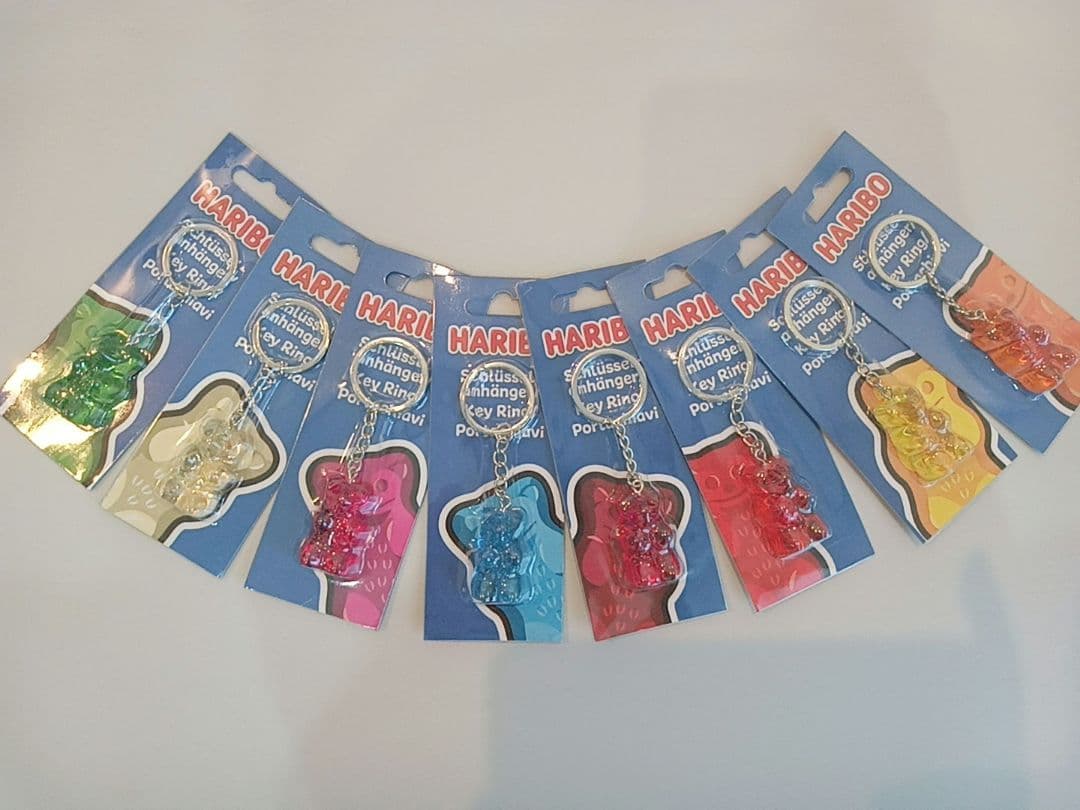 1点1500円☆日本未発売☆ HARIBO ハリボー キーホルダー ゴールドベア