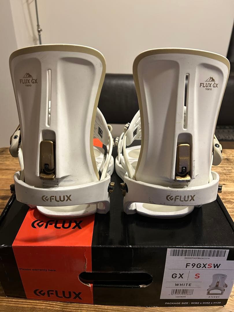 FLUX GX スノーボードビンディング S ホワイト